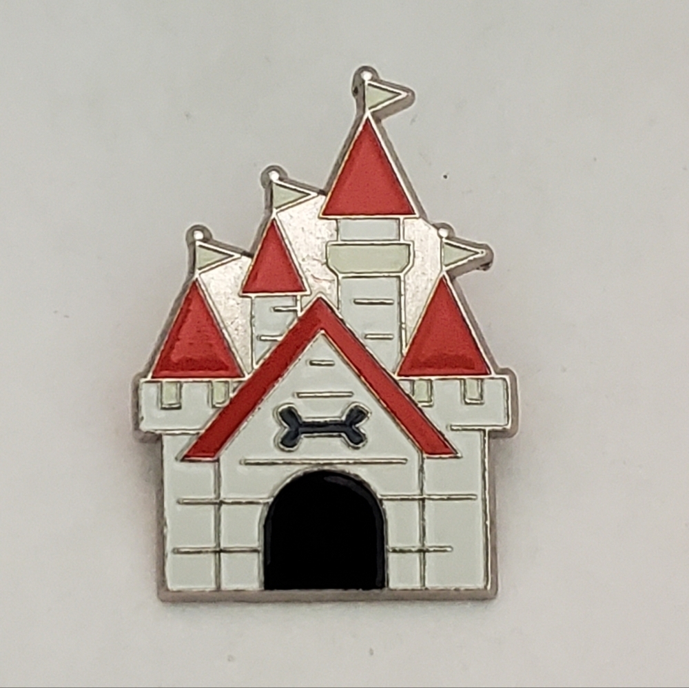 Disney Pin Trading Castle Dog House Cats & Dogs Mystery Collection Pin